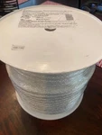 Wellington 10186 1/2 In. Dia. X 250 Ft. L Solid Braided Nylon Rope White. Fixed Price $60.00.