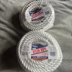 Lot Of 2 Wellington Marine Anchor Line 50ft X 1/2 Inch Twisted Nylon New Usa. Fixed Price $17.50.