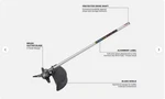 Milwaukee 49-16-2738 M18 Fuel Quik-lok Brush Cutter Attachment - New In Box. Fixed Price $140.00.