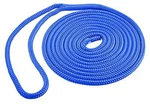 Shoreline Marine Double Braided Nylon Dock Line, Single, 1/2" X 15', Blue. Fixed Price $25.11.