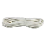 11mm New England Ropes Endura Braid Solid White No Tracer -92' Continuous Length. Fixed Price $389.16.