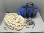 250' Aamstrand Anchor Line 5/8" 3 Strand Line, 20' 5/16" Chain With Storage Bag. Fixed Price $199.95.