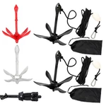 2 Portable Folding Marine Anchor Kit Pwc Raft Boat Kayak Canoe Fishing Jet Ski. Fixed Price $19.23.