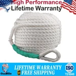 1/2" 200ft Twisted Boat Anchor Rope Braided Line Dockling With Ss Thimble. Fixed Price $43.99.