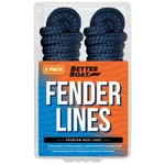 Navy Blue Boat Fender Lines For Bumper Hangers 3/8". Fixed Price $19.19.