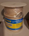 Seachoice 42341 Anchor Line 3/8" X 200 Ft Gold / White, Braided Nylon. Fixed Price $90.00.