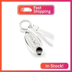 Ctrinews For Nissan Key Fob Cover With Luxury Metal Braided Rope Keychain,upgrad. Fixed Price $11.36.