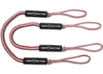 Extreme Max 3006.2732 Boattector Bungee Dock Line Value 2-pack - 4', Red/white. Fixed Price $41.71.