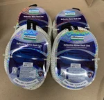 (4) Shakespeare Reflective Nylon Boat Dock Line, 15' X 3/8" White. Fixed Price $9.95.
