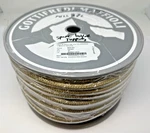 (67) Meters Of Gottifredi Maffioli Rope Race Os, 12mm, Dsk78, Brown & White. Fixed Price $1125.00.