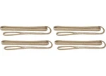Extreme Max 3006.3378 Boattector Dbl Braid Nylon Fender Line 4pk 3/8x6' Wht/gold. Fixed Price $39.64.