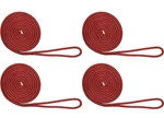 Extreme Max 3006.3008 Boattector Double Braid Nylon Dock Line 4-pk 3/8"x15', Red. Fixed Price $45.96.