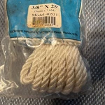 Seachoice Nylon Dock Line White 3/8" X 25' #40531. Fixed Price $10.00.
