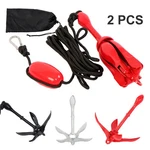 2 Complete Folding Anchor Buoy Kit Pwc Boat Kayak Canoe 1.5lb 3.3lb 5.5lb 7.05lb. Fixed Price $34.72.