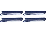 Extreme Max Boattector Double Braid Fender 3/8"x6' Blue W/reflective Tracer 4pk. Fixed Price $40.34.