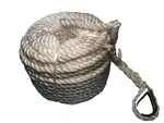 Aamstrand Anchor Line 3 Strand Twisted Nylon White 3/8" 100'. Fixed Price $25.00.