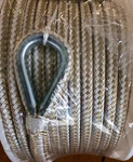 Seachoice Double Braided Nylon Anchor Line Boat 3/8" X 200 Ft Gold / White. Fixed Price $96.67.
