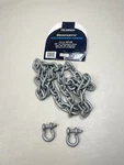 Tie Down Danforth 95140 Galvanized Chain 3/8" X 6' With Shackles Marine Boat. Fixed Price $47.96.