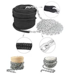 Novelbee 1/2 Inch 150 Feet Double Braid Nylon Rope With 1/4 X 15 Chain. Fixed Price $85.69.