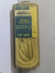 Marpac 7-6356 Premium Pre-spliced 1/2 Inch X 25ft Nylon Dock Line, White. Fixed Price $11.99.