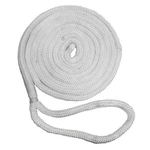 New England Ropes 1/2" Double Braid Dock Line - White 35' (c5050-16-00035). Fixed Price $47.99.
