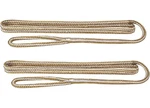 Extreme Max 3006.2165 Boattector Dbl Braid Nylon Fender Line 2pk 3/8x6' Wht/gold. Fixed Price $26.74.