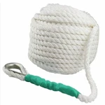 Aamstrand 1/2"x 100' Twisted Anchor Line White Three 3 Strand.. Fixed Price $76.99.