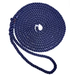 England Ropes C6053-12-00015 3/8" Premium 3-strand Dock Line Navy Blue 15'. Fixed Price $41.94.