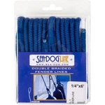 Sea-dog Double Braided Fender Line 1/4 X 6' Navy #302106006nv-1. Fixed Price $6.10.